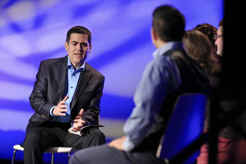 Rev. Russell Moore, left, director of the Southern Baptistâs Ethics and Religious Liberty...