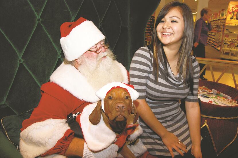 Santa is having pet nights at Town East in Mesquite and other area malls.