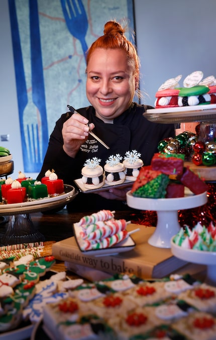 There's a wonderland of desserts at the Omni Dallas Hotel in 2024. Festivities inside and...