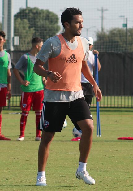 Toyota Soccer Center (Frisco, TX): Abel Aguilar trains with FC Dallas on Sunday, August 27...