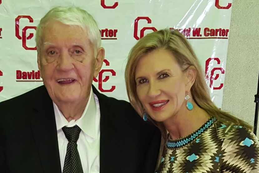 Kedric Couch with his daughter Juanita at Carter's 50th anniversary celebration. 