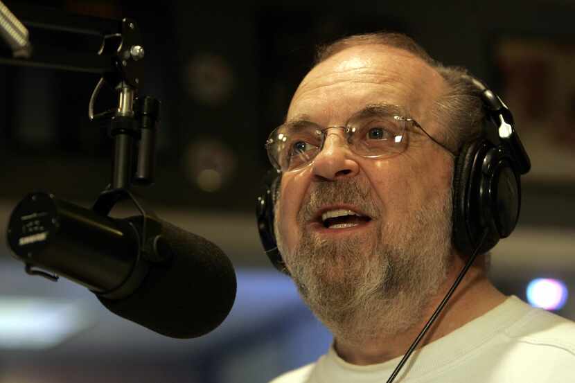 Radio personality Ron Chapman hosts his final show for KLUV on Friday, June 24, 2005.