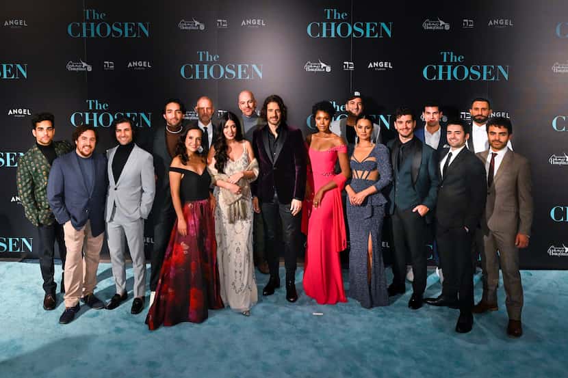 The cast of "The Chosen" attend the theatrical premiere of Season 3, Episodes One and Two...