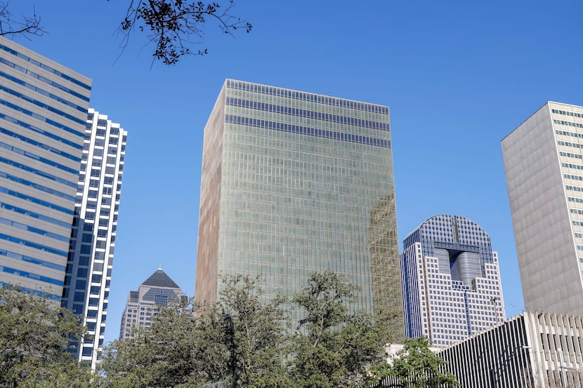 The upper floors of the landmark Bryan Tower in downtown Dallas will be converted to luxury...