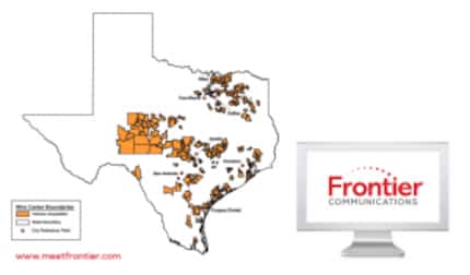  Former Texas Verizon customers served by Frontier