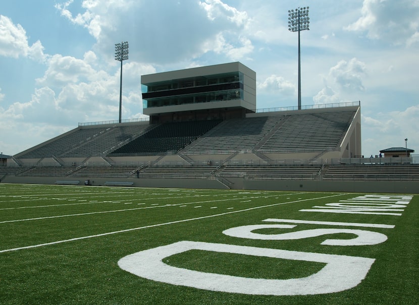 9/01/04 ---- The pressbox side of the Denton ISD stadium, which is a part of the C.H....