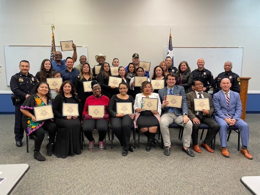 In 2021, Susana García (far left, bottom), a community leader in the Bachman Lake area,...