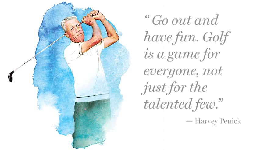 Quote by Harvey Penick:
"Go out and have fun. Golf is a game for everyone, not just for the...