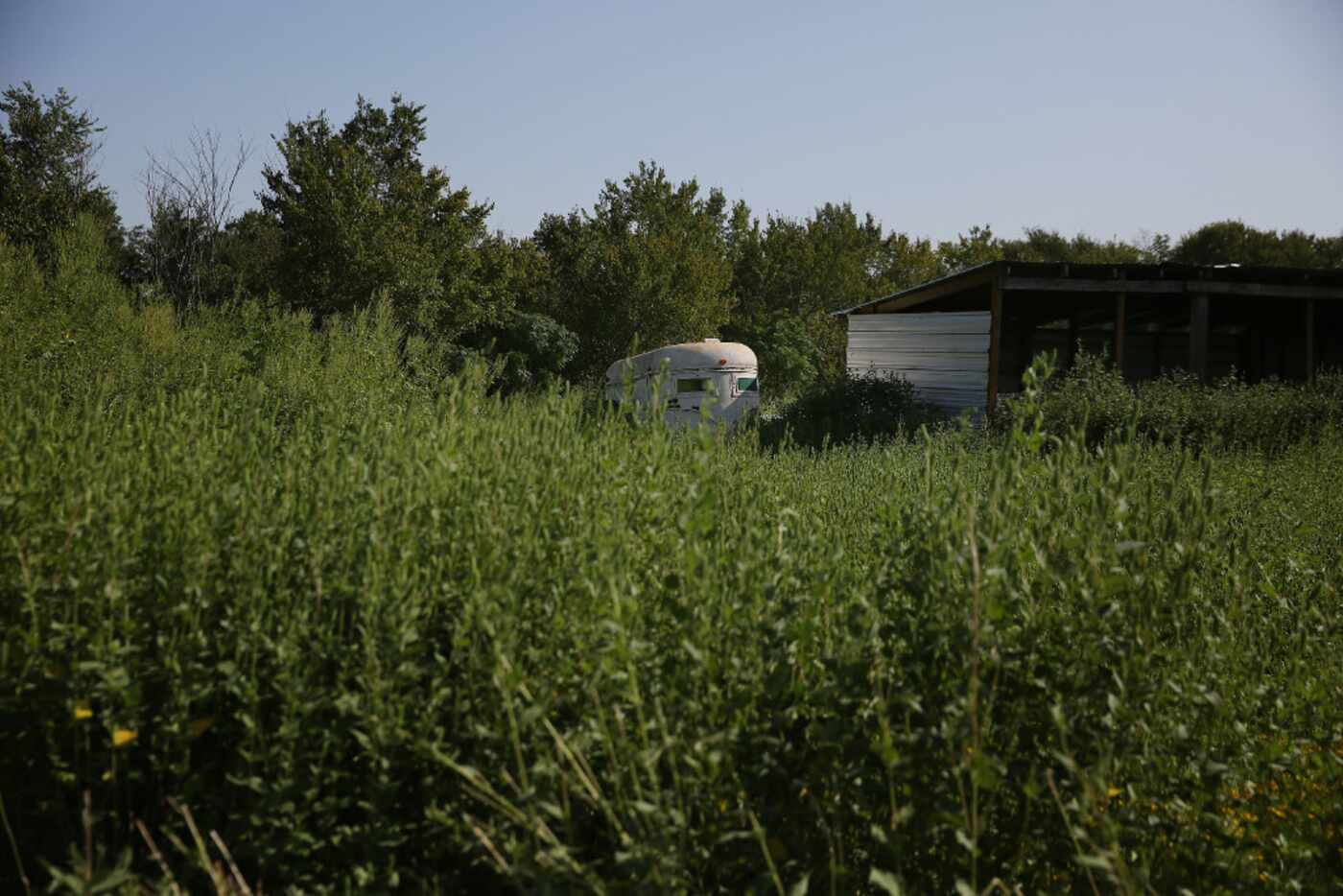 A view of 20 acres of land recently donated near an 18-acre plot of land managed by Bonton...