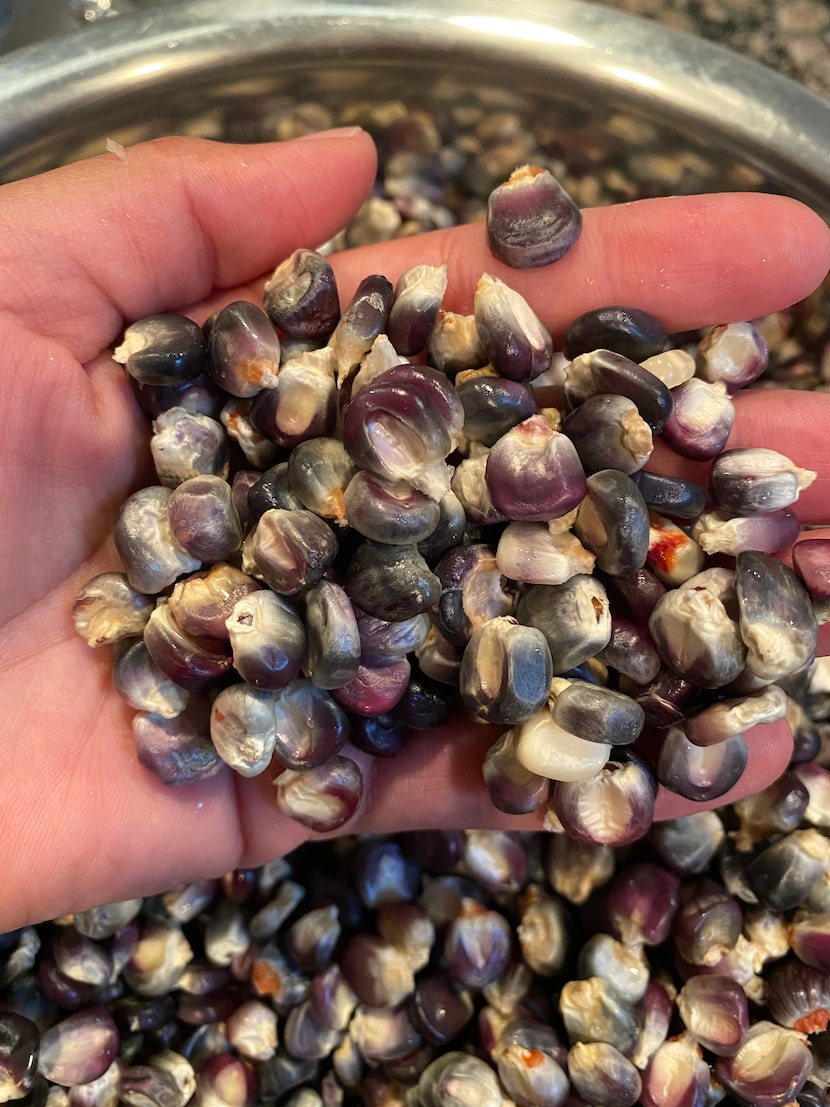 Edith Rangel of Sacred Heart Sweets specializes in blue corn tortillas.