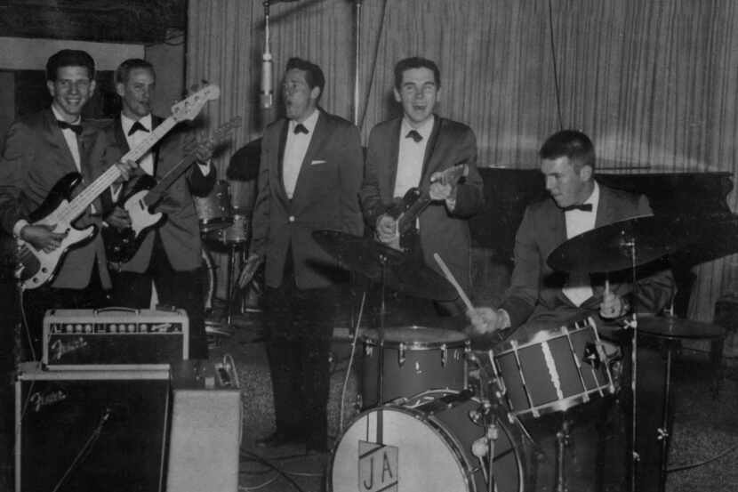 The Nightcaps, circa 1959-60, were Mario Daboub (left), Gene Haufler, Billy Joe Shine, David...