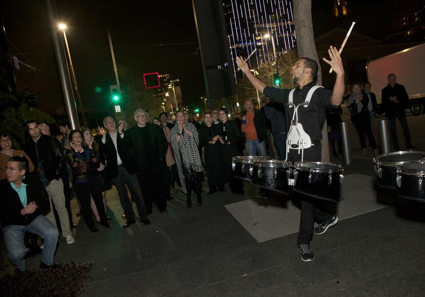 
The Townview Magnet Center’s Big “D” Marching Band treated Chalet Dallas patrons to a...