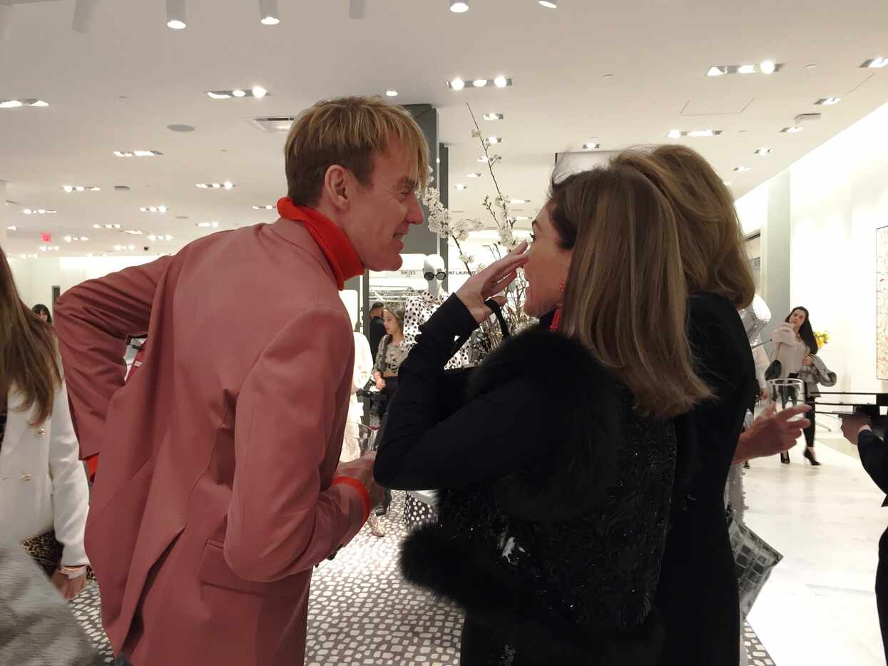 Neiman Marcus fashion director Ken Downing attended the preview party last week for the...