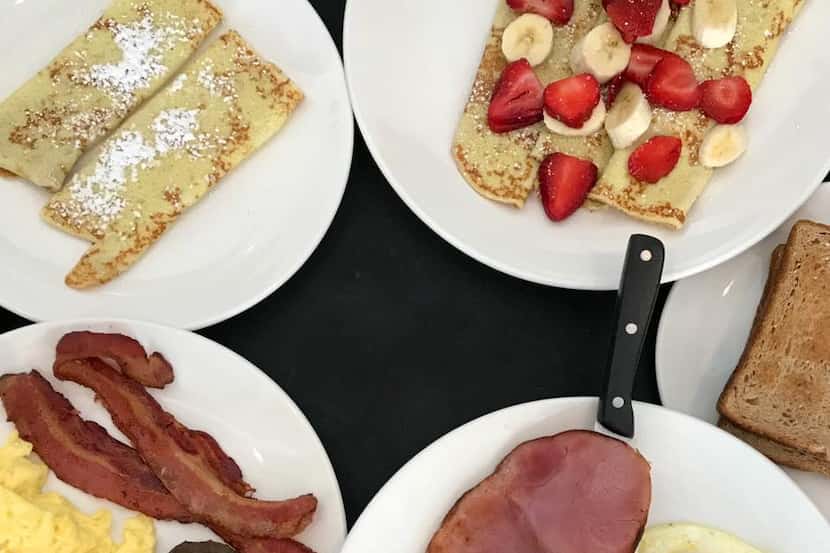 Eggsquisite Cafe offers a wide range of breakfast options.