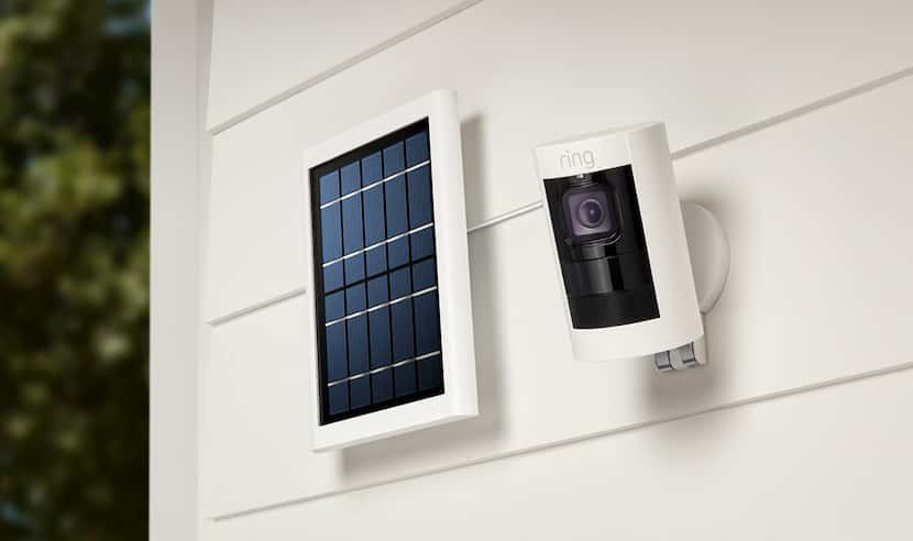 The Ring Stick Up Cam comes with an optional solar panel.