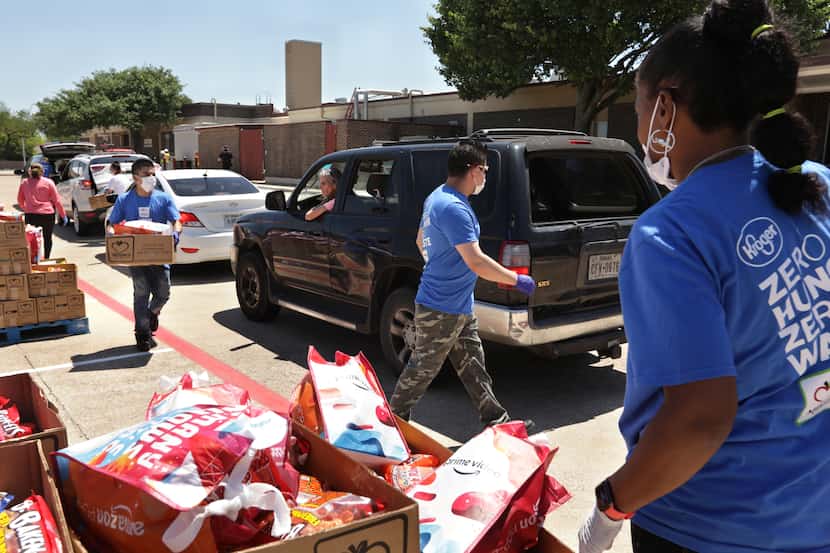 Minnie's Food Pantry has a partnership with Plano ISD to feed students whose households may...