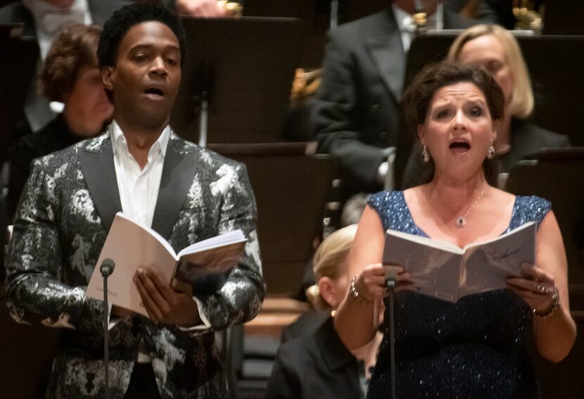 Baritone Nmon Ford and soprano Sarah Fox perform Symphony No. 1, “A Sea Symphony” by Ralph...