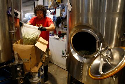 Andrew Huerter (pictured), head brewer at BrainDead, will barrel age a beer from a couple of...