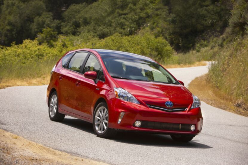 The Toyota Prius V was among the high-mileage cars chosen.