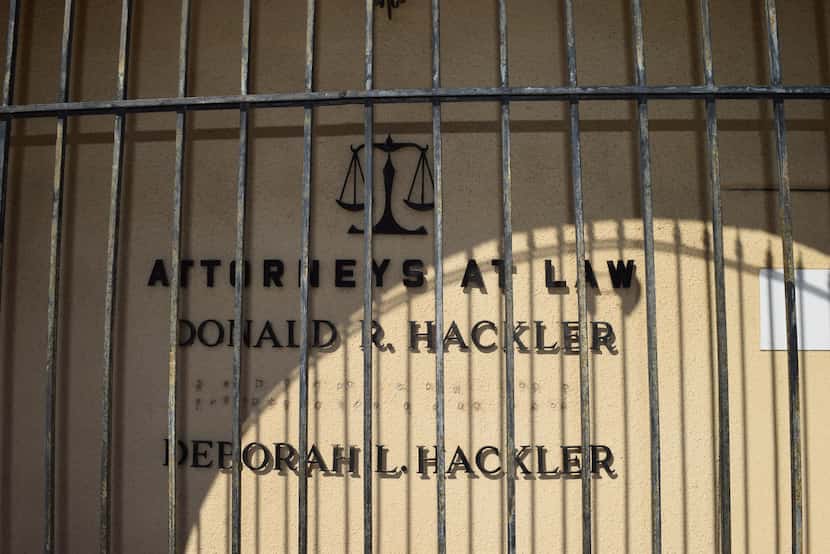 A few blocks from the county courthouse in McAlester, Oklahoma, the law office of Hackler &...