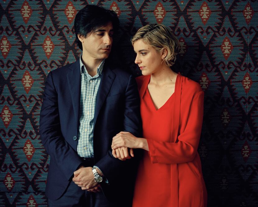 Noah Baumbach, director of the film "Mistress America," and actress Greta Gerwig in New...