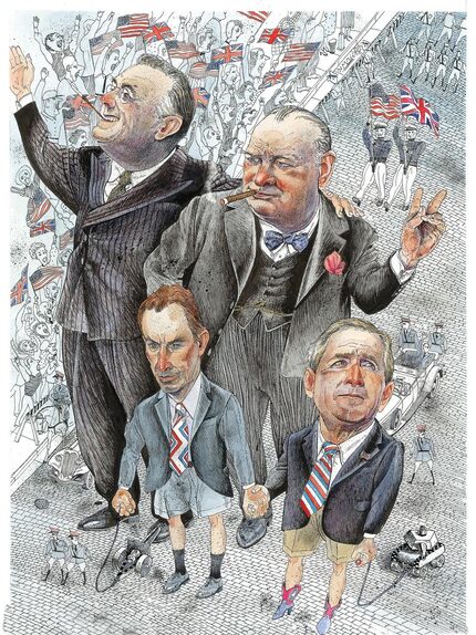 Winston Churchill,   FDR and the Boys (Blair and Bush)  appeared in   Reader’s Digest.