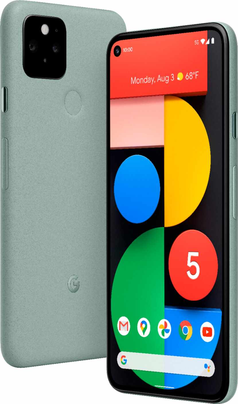 The Google Pixel 5 5G.