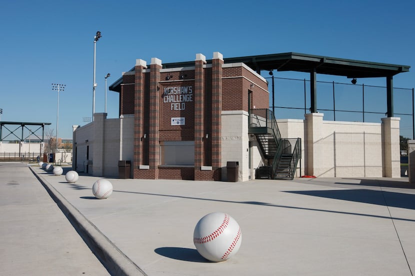Exterior of Kershaw's Challenge Field at the Texas Rangers MLB  Academy at the Mercy Street...