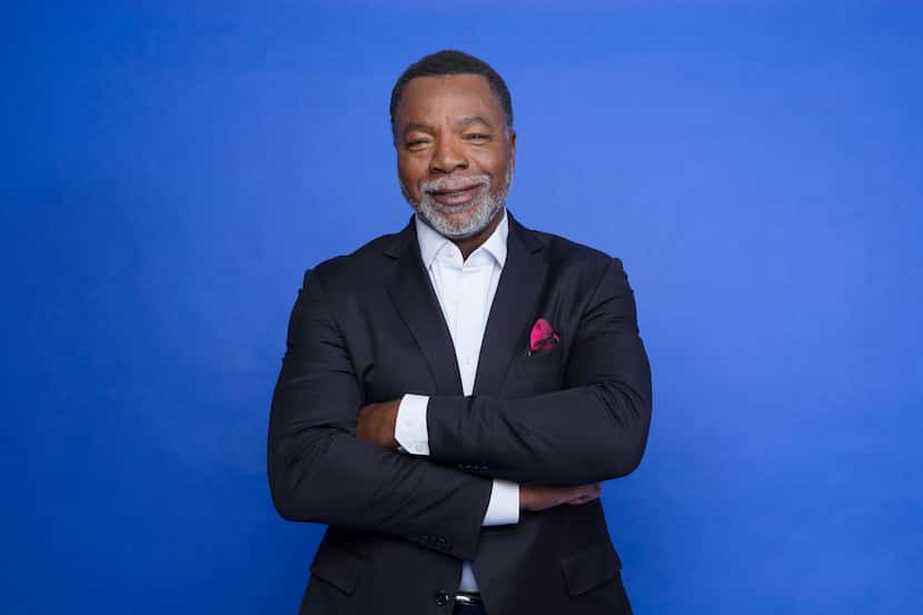 Carl Weathers poses at the Disney + launch event promoting "The Mandalorian" at the London...