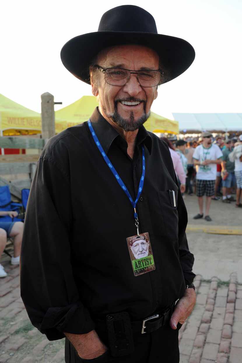 Willie Nelson's drummer Paul English at the 41st Annual Willie Nelson's 4th of July Picnic...