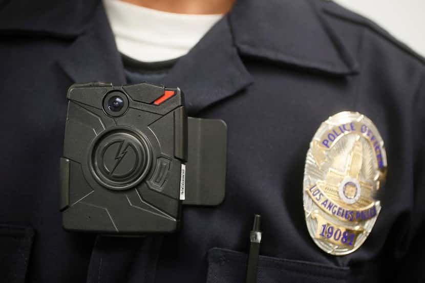 
On Tuesday, the Dallas Police Department began phasing in the use of body cameras like this...