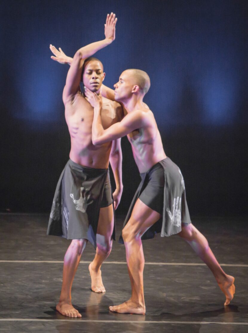 Richard Freeman Jr. (left) and Sean Smith performed in "Requiem."