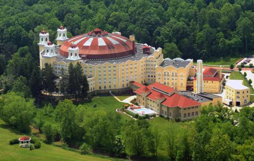 
The West Baden Springs Hotel is the smaller of the two historic hotels in French Lick,...