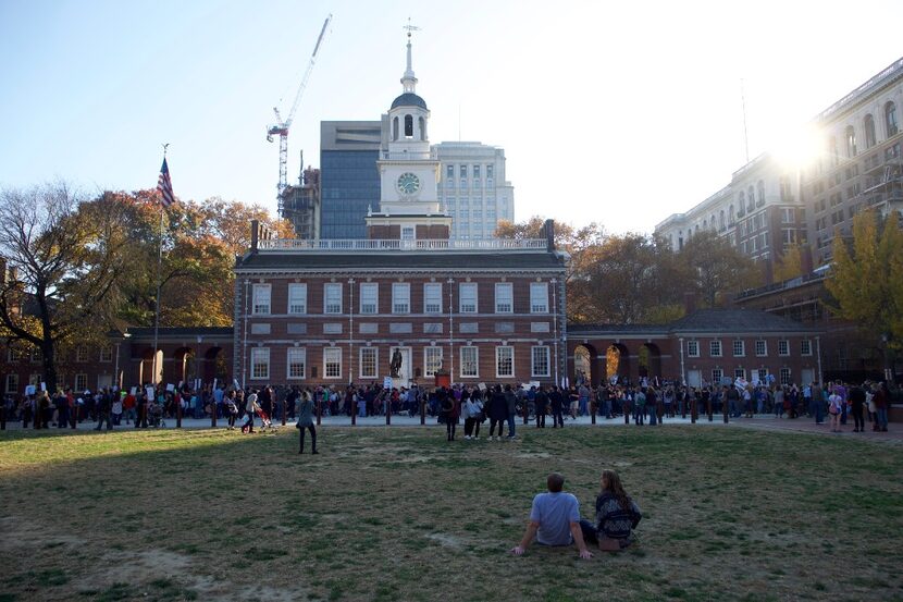 Independence Hall in Philadelphia, Pennsylvania. 