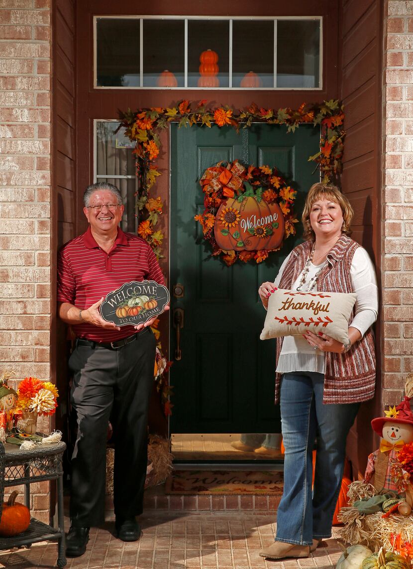 Mitch and Maretta Chokas of Mansfield provide the side dishes for their big Thanksgiving...
