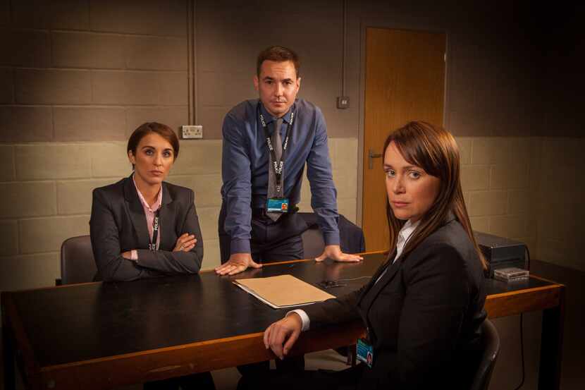 From left to right, Vicky McClure, Martin Compston and Keeley Hawes star in Season 2 of the...