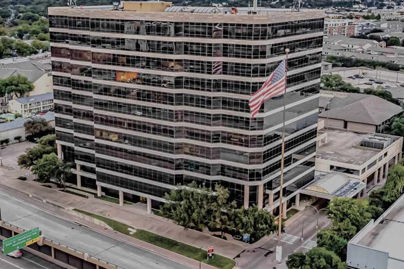 The Uptown Tower is a 12-story office on North Central Expressway north of downtown.