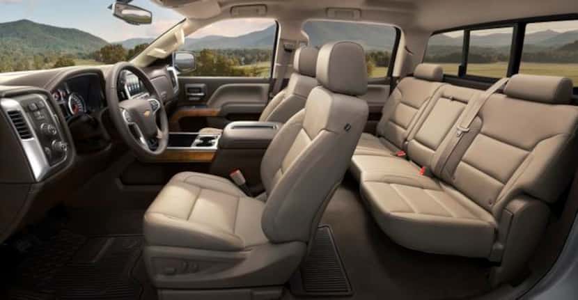 
The 2015 Chevrolet Silverado has an all-new interior with ample storage.
