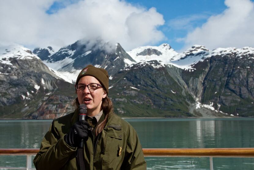NPS Ranger Jenny Eberlein spends much of her summer at Glacier Bay National Park providing...