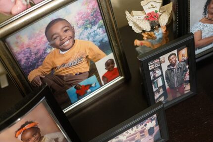 Photos of Jon'Tavion “Jon-Jon” Allen at his grandmother’s home in Lancaster on Monday, July...