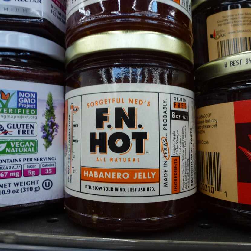 The F.N. Hot line, which includes habanero jelly, is made by Cappy McGarr, who lives in the...