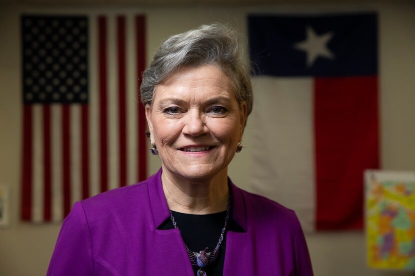 Kim Olson, a Democratic candidate for the 24th Congressional District of Texas, at her...