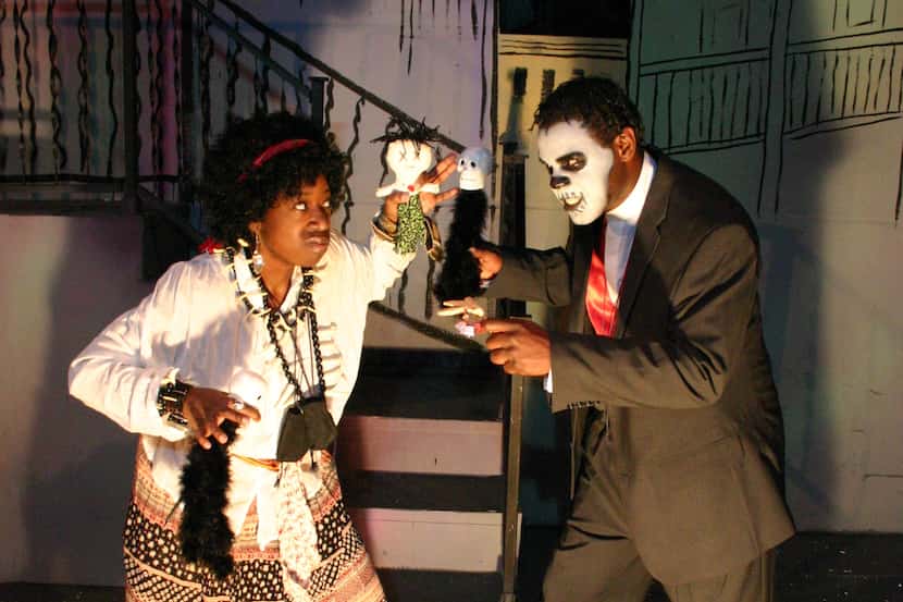 Actors perform in a scene from Pocket Sandwich Theatre's 2009 production of "Zombie,...