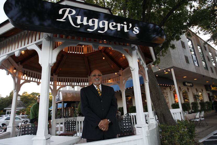 Owner Tom Ruggeri in front of Ruggeri's restaurant in Dallas in October 2014. He opened the...