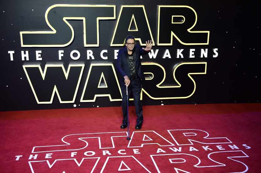  In this file photo taken on Dec. 16, 2015 actor Peter Mayhew attends the opening of the...