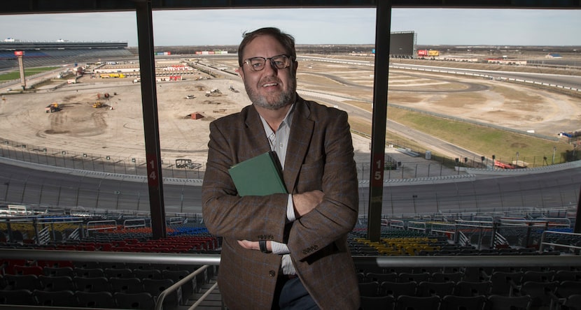 Texas Motor Speedway president Eddie Gossage at Texas Motor Speedway.