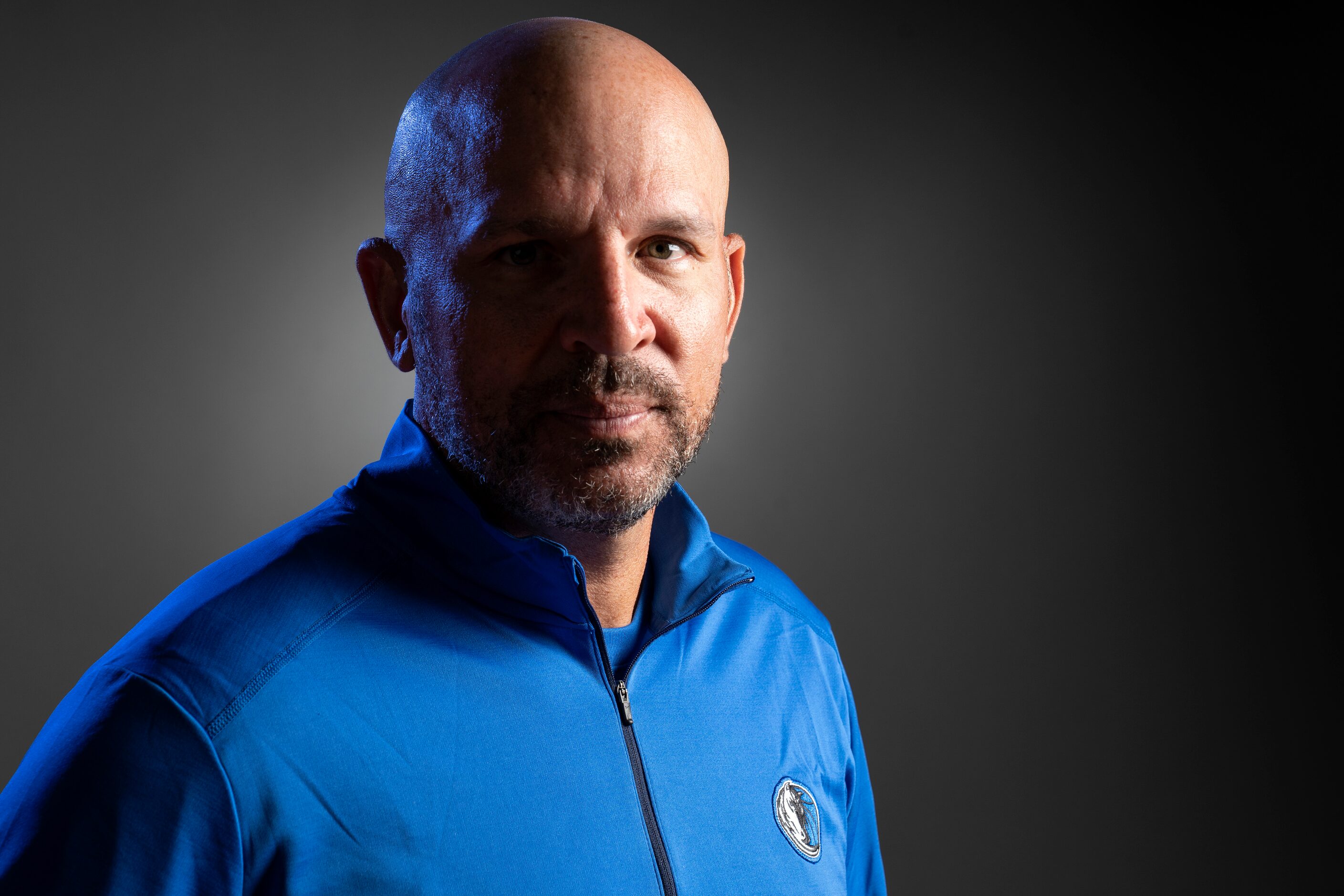 Dallas Mavericks head coach Jason Kidd poses for a portrait during the Dallas Mavericks...