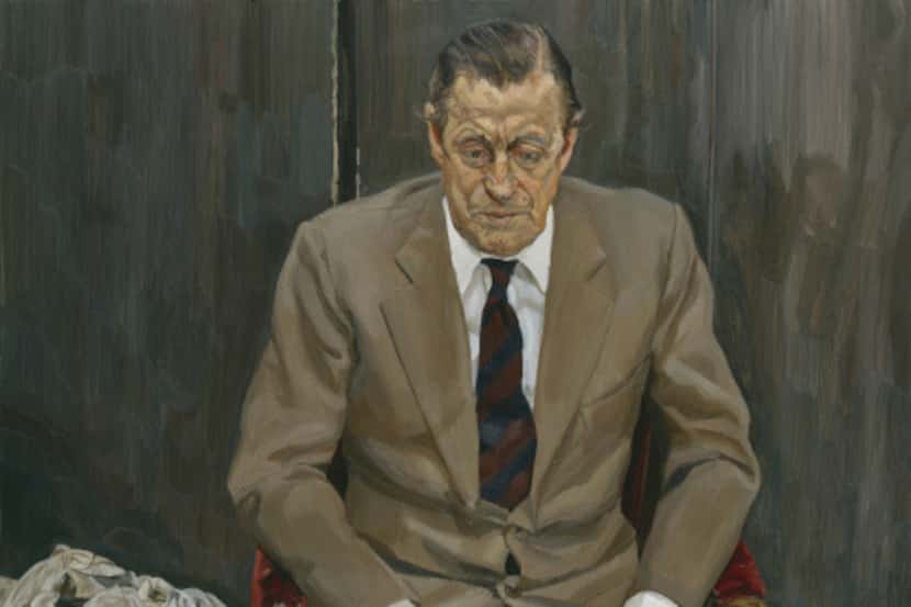 Lucian Freud
Man in a Chair, 1983-5 
oil on canvas
