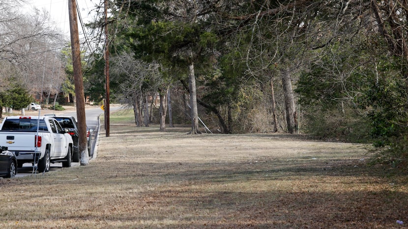 The greenbelt between homes along West Pentagon Parkway and the creek would provide space...