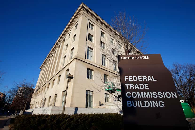 FILE - The Federal Trade Commission building is seen, Jan. 28, 2015, in Washington. U.S....